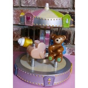 Vintage 2004 MGA Entertainment Inc Musical Carousel Collectible Wind Up Toy